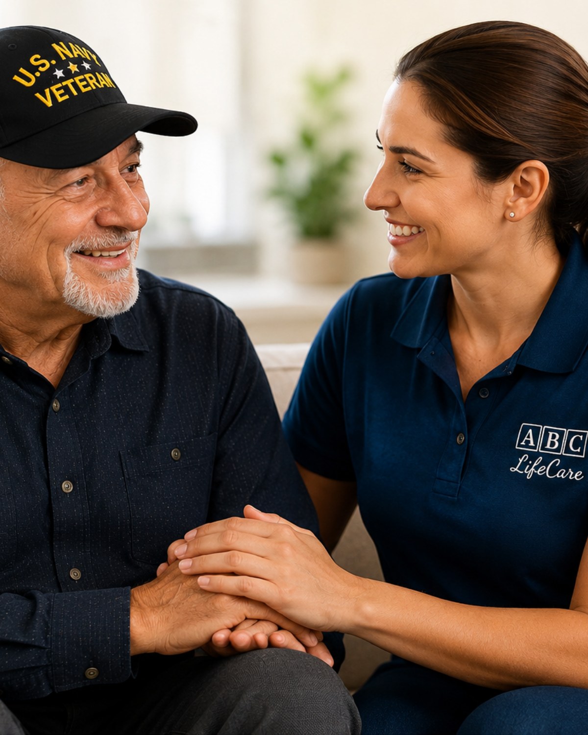 ABC LifeCare caregiver with client